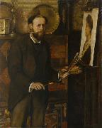 Evert Collier Portrait of John Collier oil